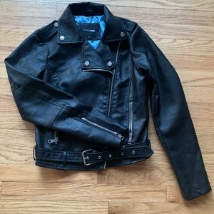 Fashion Nova Araxie Vegan Leather Jacket